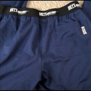 Greys anatomy navy blue scrub bottoms!